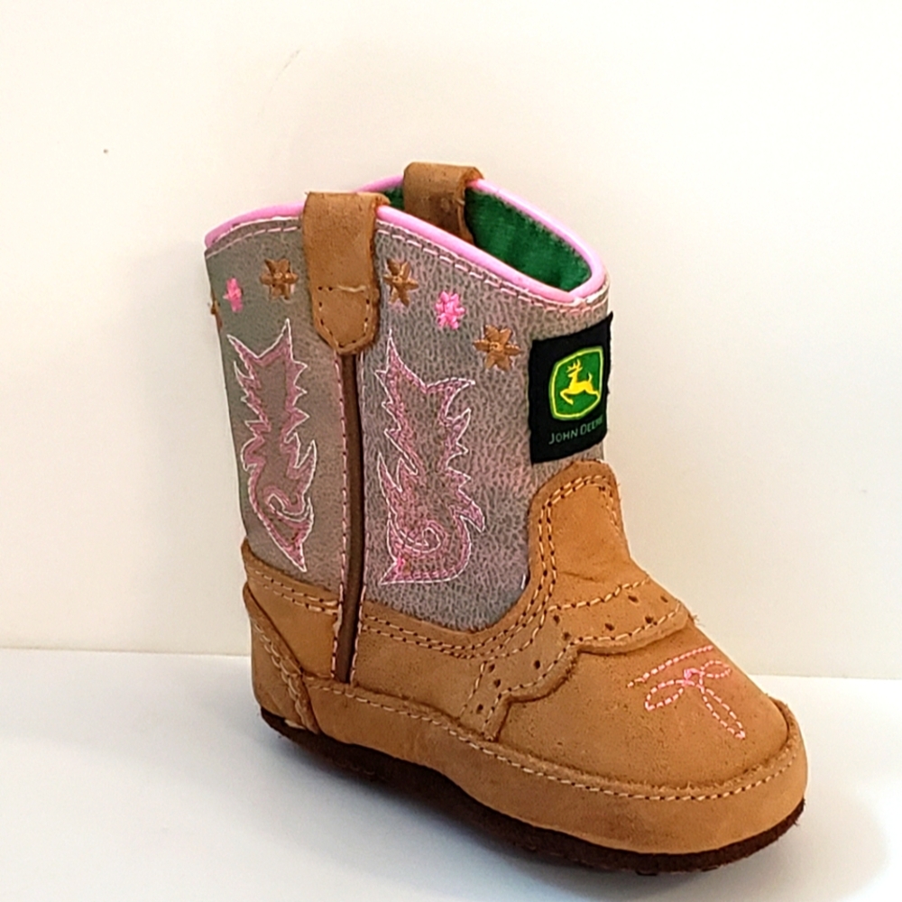 Infant 2M John Deere Booties